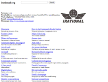 Tablet Screenshot of irational.org